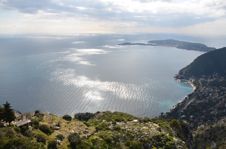 View from Eze to St Jean Cap Ferrat